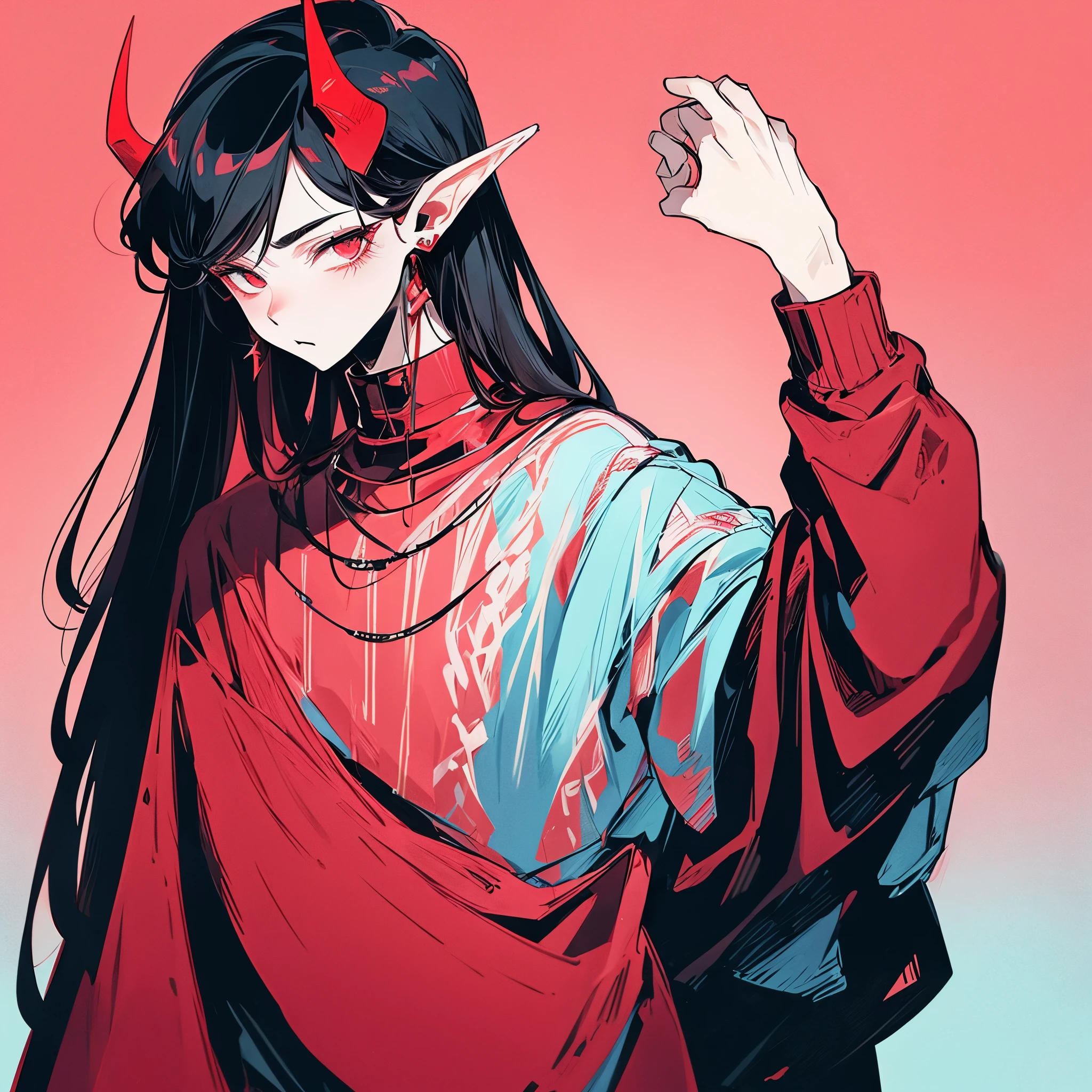 1boy, s0fth0rns, red fur, black hair, blacksmith1boy,s0fth0rns, red fur, black hair, blacksmith