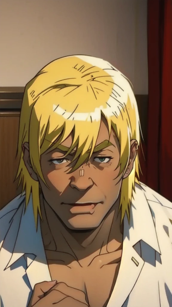 (masterpiece, best quality:1.2), 1man, solo,middle aged,40-year-old man、Thug、Love hotel,City of night、blondes、DQN,Yakuza、bad face,Dark Room,On the bed、Busaic face,in Busam、big penis,
blondes,Completely naked、Middle-aged men、Ugly、Dirty face、bad face、naked、（（All naked））、１people、hotel、On the bed、Nude、obscene、（（sadist））
