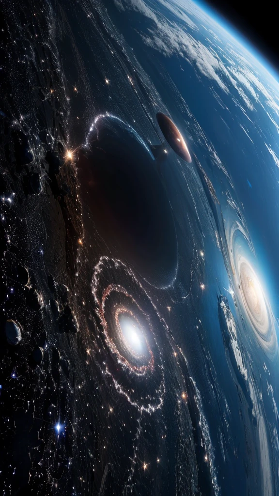 Space Black Hole Ocean Destruction and Creation