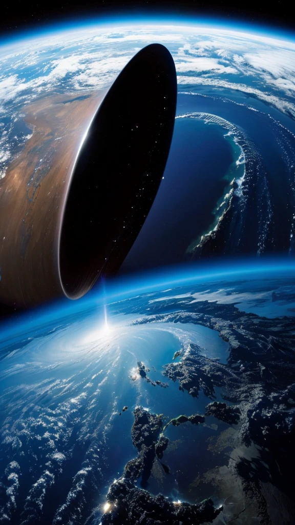 Space Black Hole Ocean Destruction and Creation