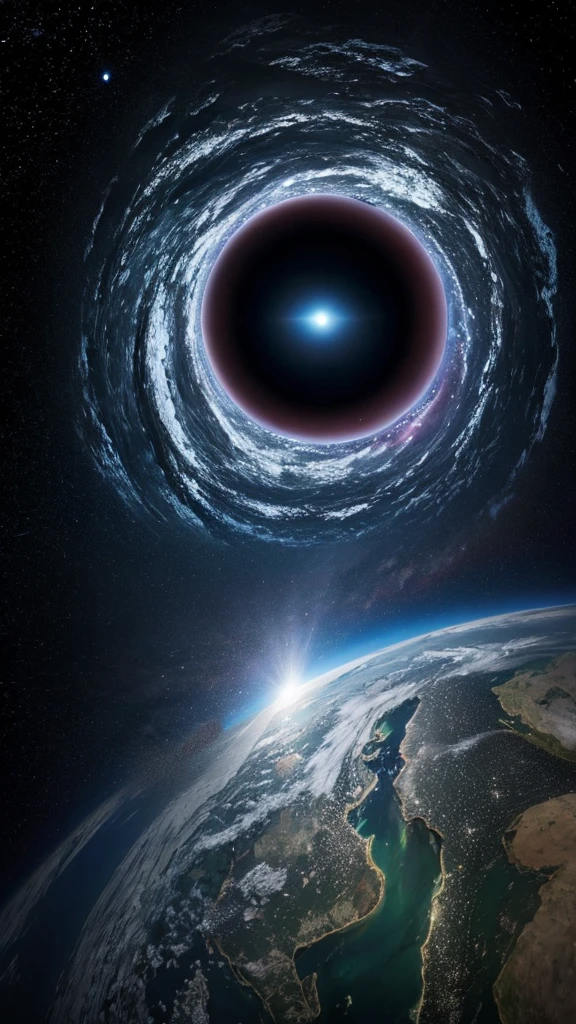 Space Black Hole Ocean Destruction and Creation