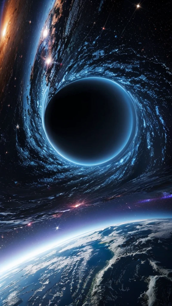 Space Black Hole Ocean Destruction and Creation