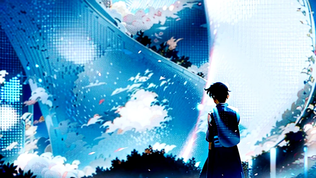I'm making a Ghibli-style video to go with the anime theme song "Shining Memories." niji 6 --ar 16:9