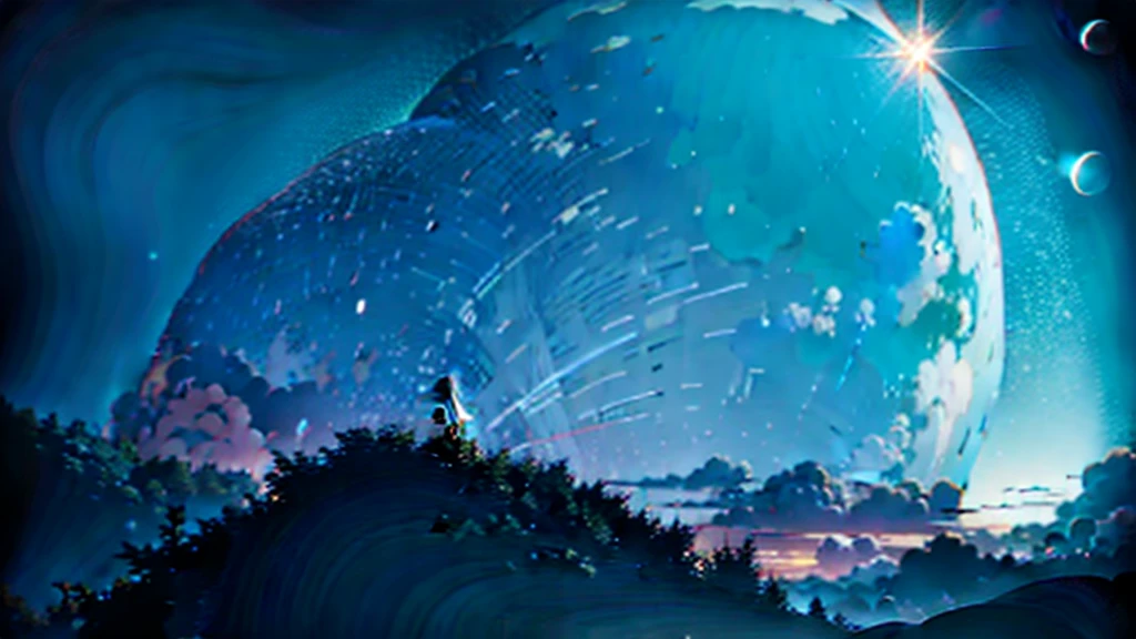 I'm making a Ghibli-style video to go with the anime theme song "Shining Memories." niji 6 --ar 16:9