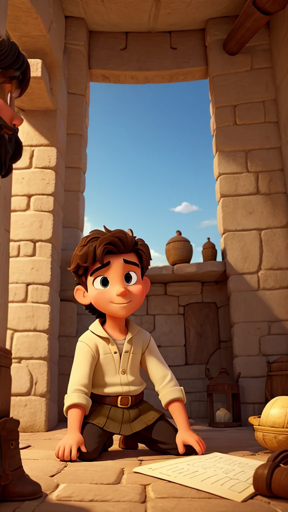 Let's create a prompt for a story inspired by Joseph, son of Jacob, based on the biblical narrative.
Disney style drawing