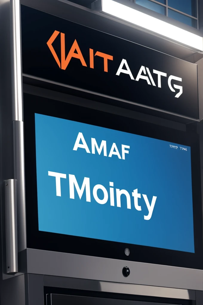 Create a logo with the name "OATM" and slogan "trading academy" inspired by financial markets 