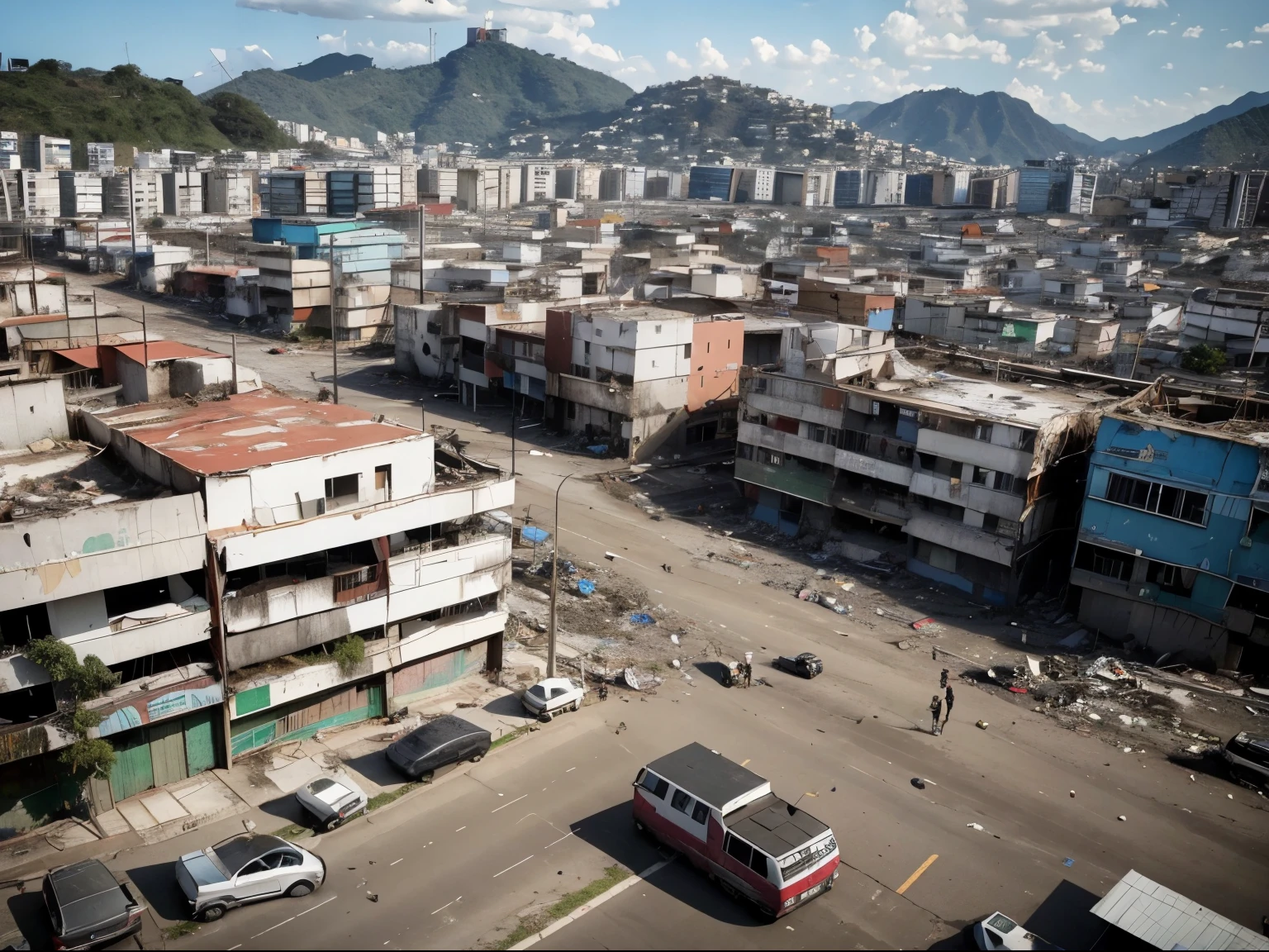 social problem, favela, destroyed city, poor people in the city, durty city, garbage in the city, broken monuments, morning, homeless people, high quality, crime, polution