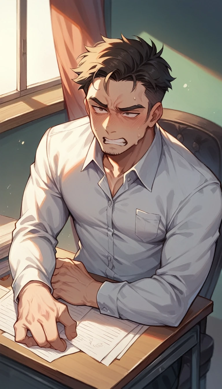 Juan, a 30 year old man, He was at his desk in the office when he felt a slight but persistent pain in his chest.. At first, He thought it was just stress from work., but the pain didn't go away.