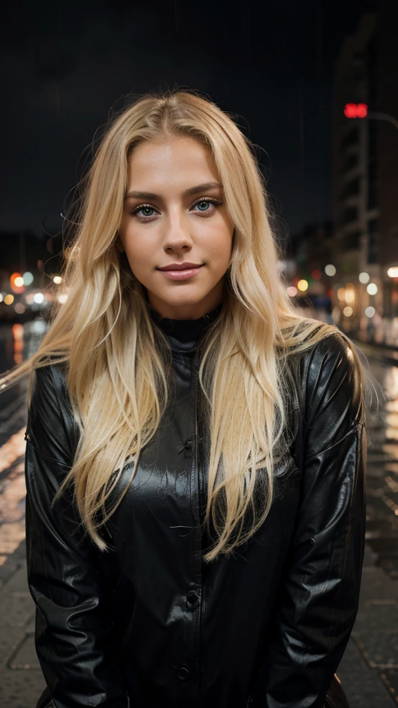 Kiara Hunter Blonde woman, posing, modeling body, dressed with dark navy outfit design, rainy, with Skyblue eyes and long hair, sexy smile, Beautiful blonde woman, Beautiful blonde girl, a beautiful blonde, blonde beautiful young woman, Portrait of Nicole Aniston , cute female model, blonde woman, blonde and attractive features, Sexy girl with long blonde hair, Beautiful blonde hair, blonde goddess, beautiful woman, Young blonde woman, Swedish blonde woman, night rainy.
