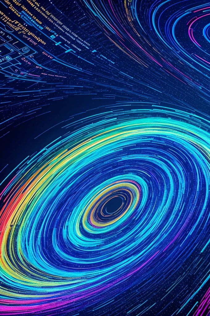 Use AI algorithms to produce works of art that continually change and evolve. This work should feature changing patterns and colors based on real-time data, such as the weather or the latest news. Make sure any changes look smooth and aesthetically pleasing.