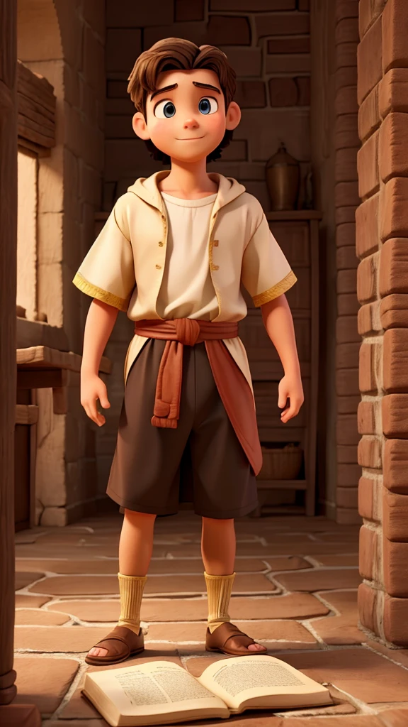 Create images of Joseph from the Bible as a young man in Potiphar's house 