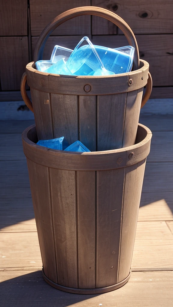 Bucket with water