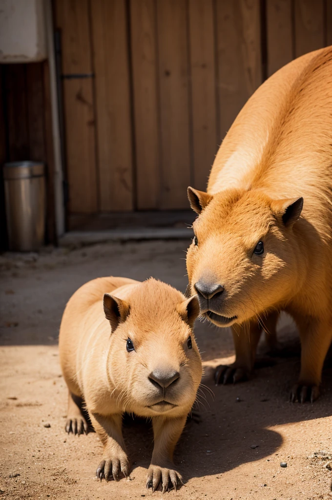 A pumped capybara