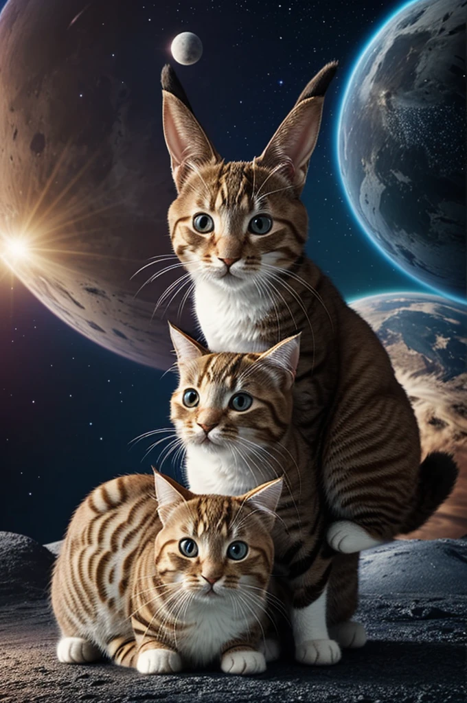 Creating an image of a kitty and a rabbit in the universe at 4K or 8K resolution sounds like a charming idea! Would you like some tips on how to find or create such an image?