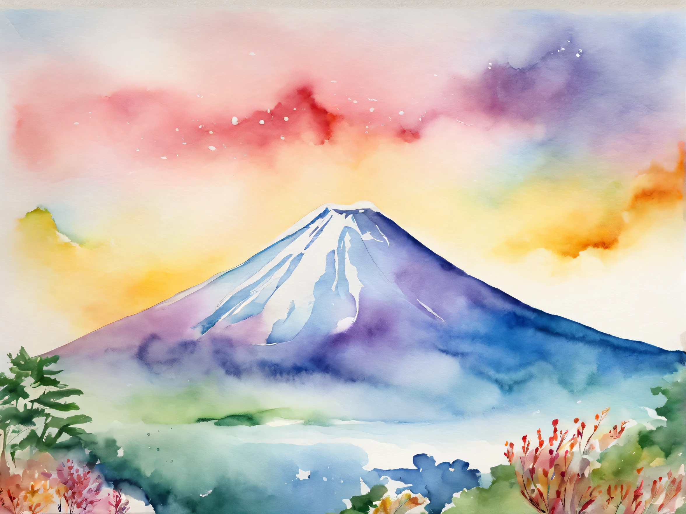 Illustration of Japanese lucky charm Mt. Fuji


"The ""Fuji"" is a rainbow-colored design with gradation."

Very gorgeous

"Mt. Fuji" is,
A gorgeous design that brings happiness to the viewer

Pretty cool
chic and modern design

White background

4k