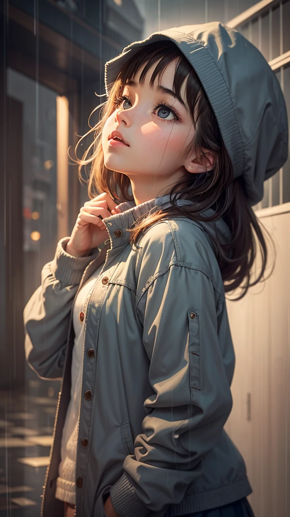Girls eat at home,Girl shy to eat real life anime girl, Portrait of a meal, black haired girl wearing hoodie, Guviz-style artwork, Attractive girl, girl wearing hoodie