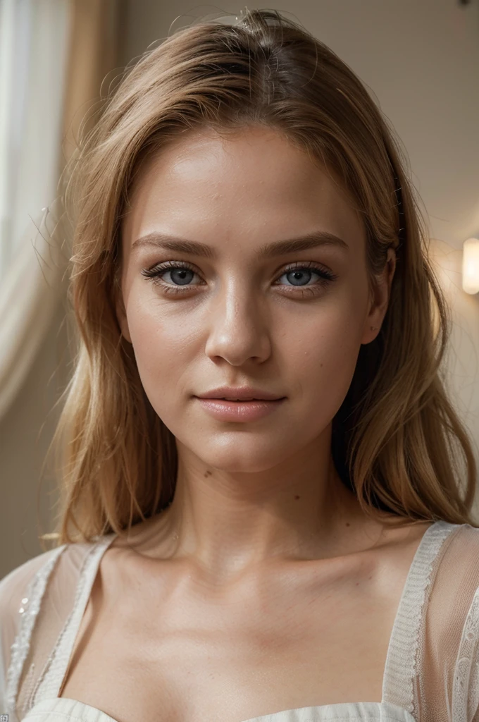a beautiful 21 year old blonde woman, wearing a nurse's uniform, (best quality,4k,8k,highres,masterpiece:1.2),ultra-detailed,(realistic,photorealistic,photo-realistic:1.37),beautiful detailed eyes,beautiful detailed lips,extremely detailed eyes and face,longeyelashes,detailed nursing uniform,studio lighting,warm color tones,soft lighting,natural lighting,elegant expression, photo portrait