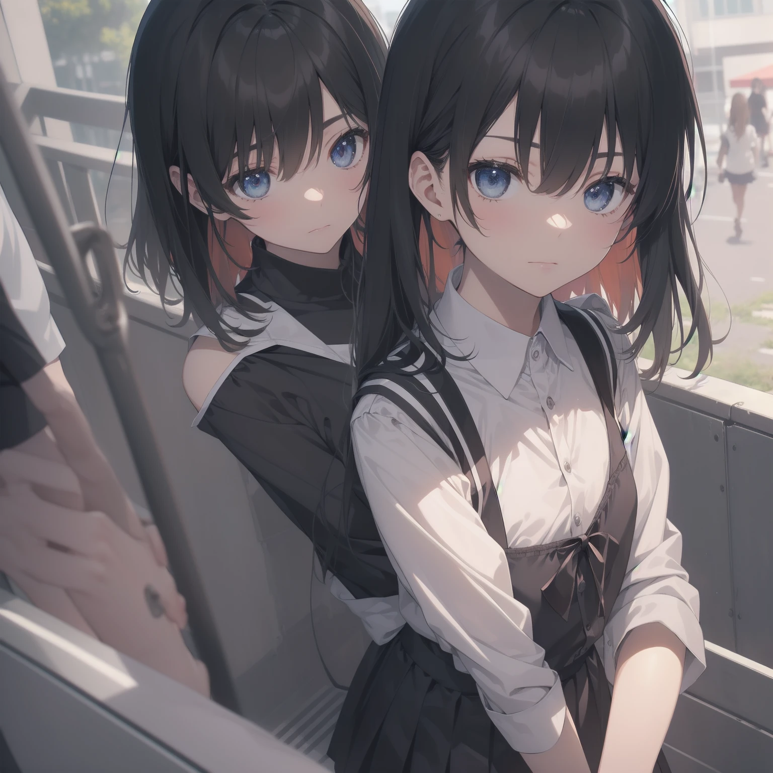 I'm a 16 year old high school sophomore.、He is 175cm tall, a little taller than average.。His build is rather slim、I'm not very good at sports、Have a healthy physique。Hair is black、Medium short length、Bangs should be light enough to cover the eyes.。His eyes are deep brown、Her face is always expressionless、I smile a lot when I'm with friends。I usually wear a uniform、Loosen your tie、Unbutton one of your shirts、A little rough style