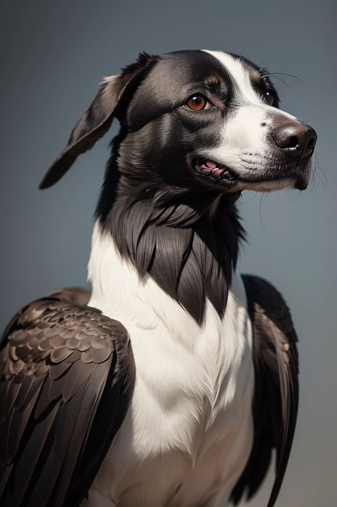 Dog with a vulture head