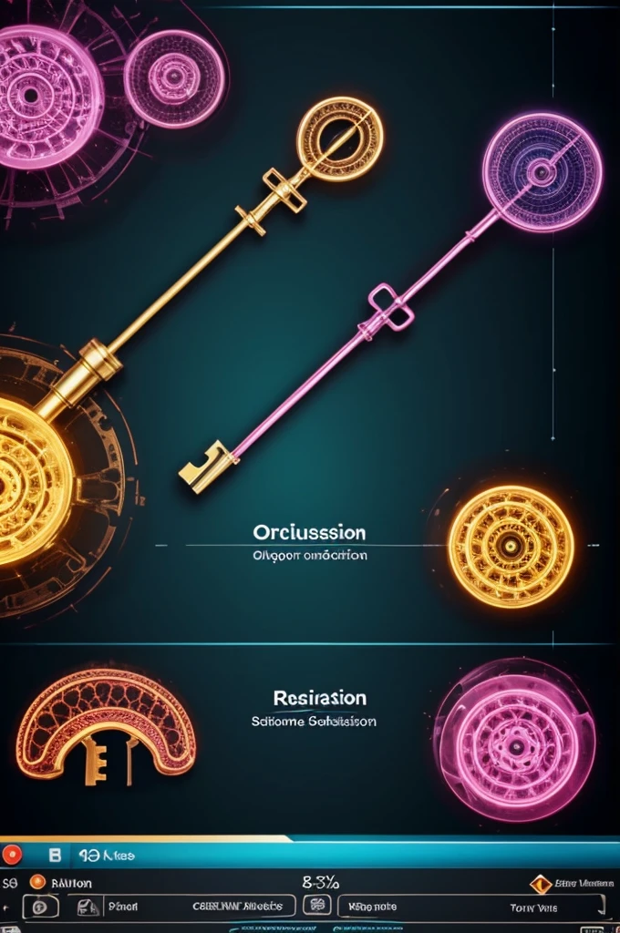 Generate the six keys of occlusion

