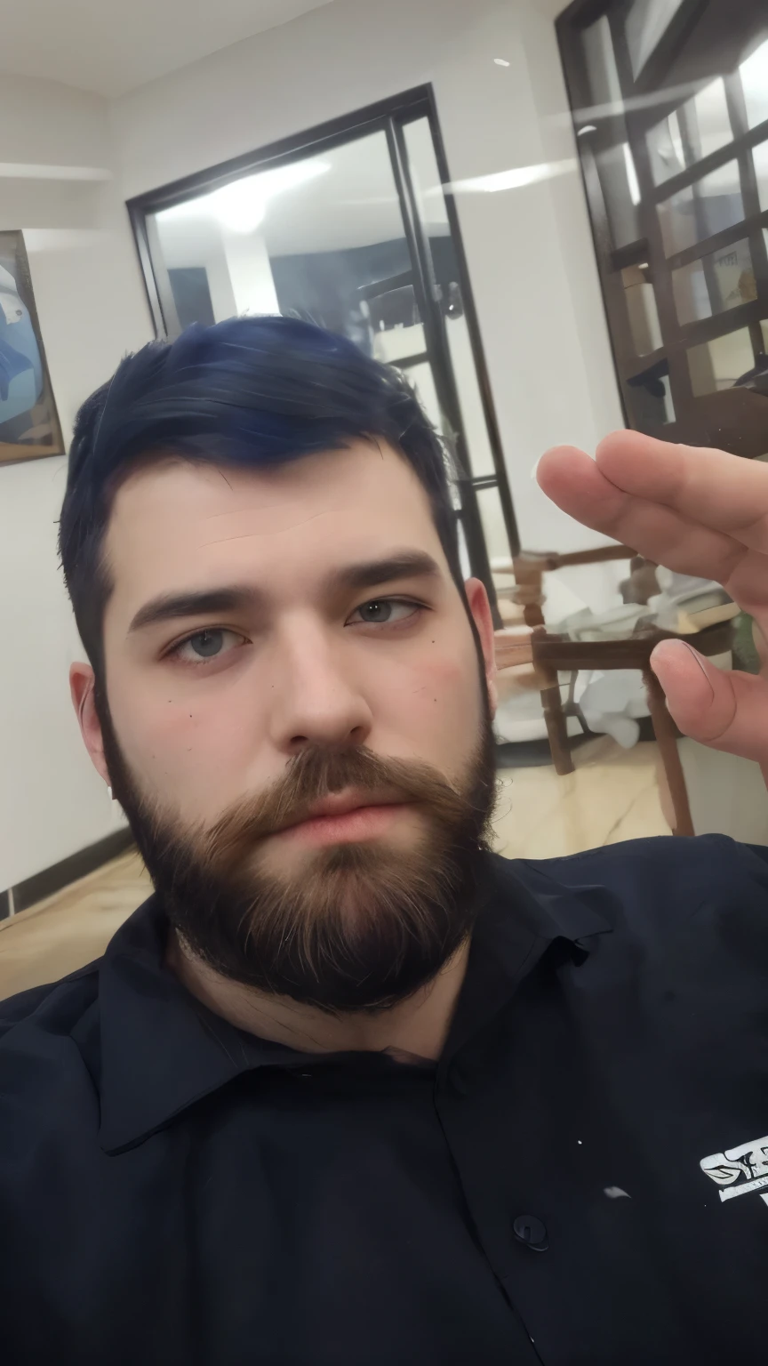 Dye hair and beard white