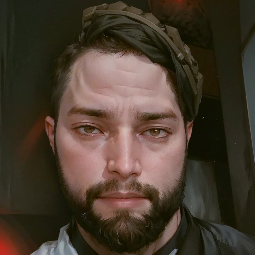 There's a man with a beard and tie posing for a photo, little beard, with a little beard, foto de perfil com headshot, short beard, about 19 years old, robotic implants, sem beard, Zachary Corzine, 28 years old, 27 years old, headshot, neat beard, sem beard, 23 year old