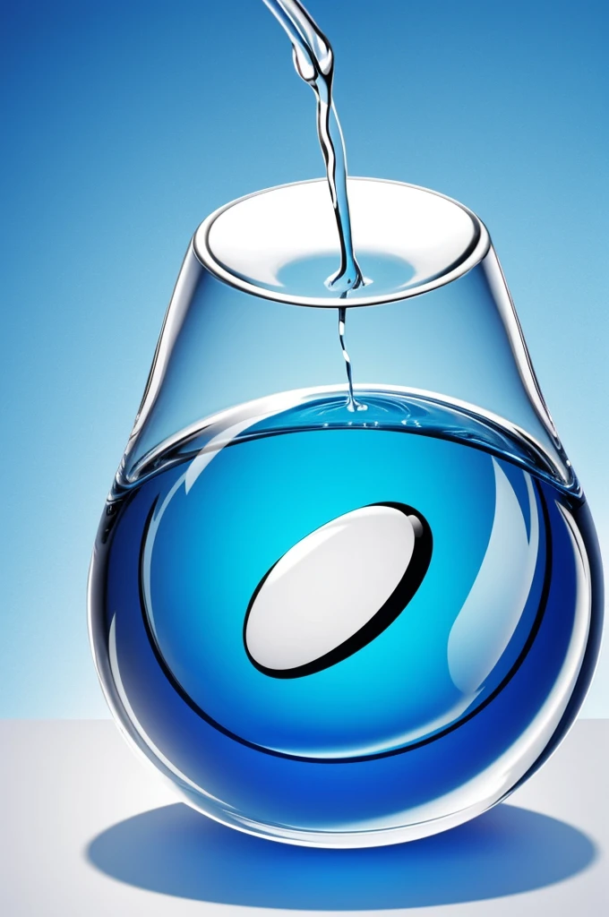 Cartoon water drop