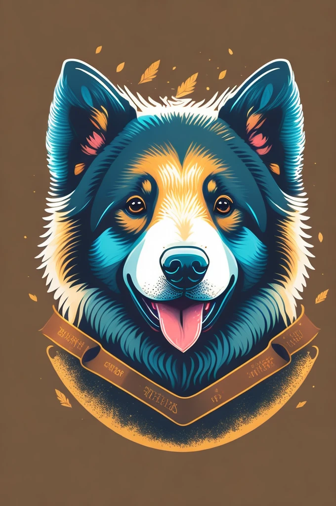 cute shepherd,t shirt design,rzminjornada,vectorial art