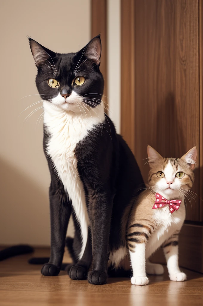 A cat wearing Flumense clothes