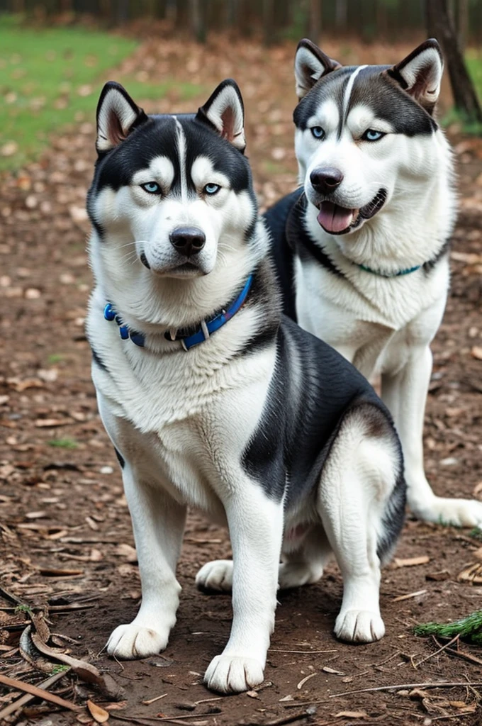 Show me the cross between a Labrador and a Siberian Husky