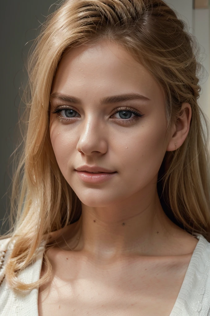 a beautiful 21 year old blonde woman, wearing a nurse uniform, (best quality,4k,8k,highres,masterpiece:1.2),ultra-detailed,(realistic,photorealistic,photo-realistic:1.37),beautiful detailed eyes,beautiful detailed lips,extremely detailed eyes and face,longeyelashes,detailed nursing uniform,studio lighting,warm color tones,soft lighting,natural lighting,elegant expression, photo portrait