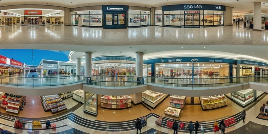 360° images of shopping centres