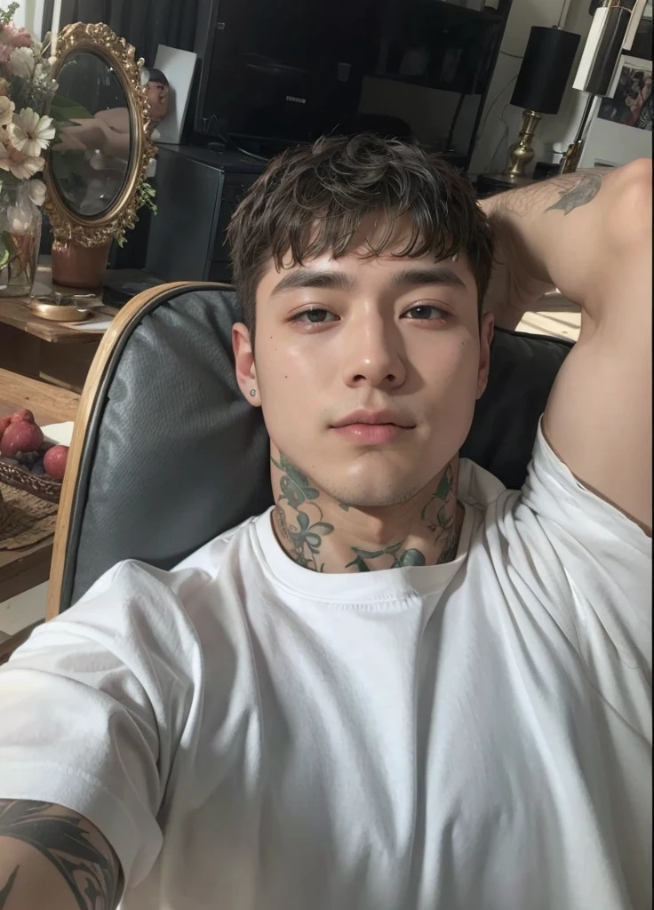 man white shirt
