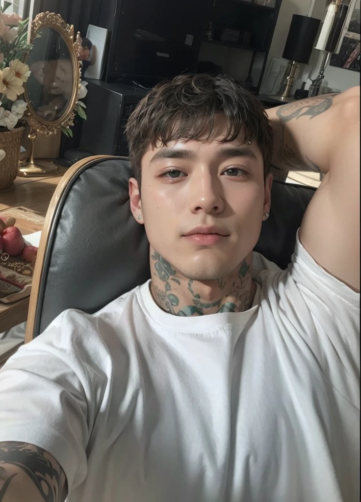 man white shirt
