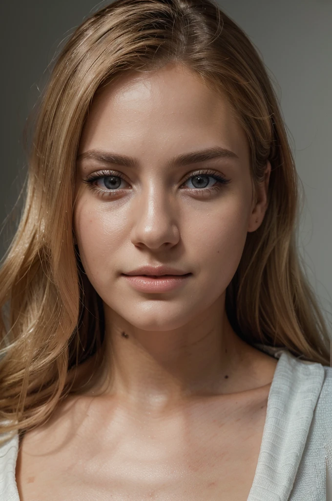 a beautiful 21 year old blonde woman, wearing a nurse cloth, (best quality,4k,8k,highres,masterpiece:1.2),ultra-detailed,(realistic,photorealistic,photo-realistic:1.37),beautiful detailed eyes,beautiful detailed lips,extremely detailed eyes and face,longeyelashes,detailed nursing uniform,studio lighting,warm color tones,soft lighting,natural lighting,elegant expression, photo portrait