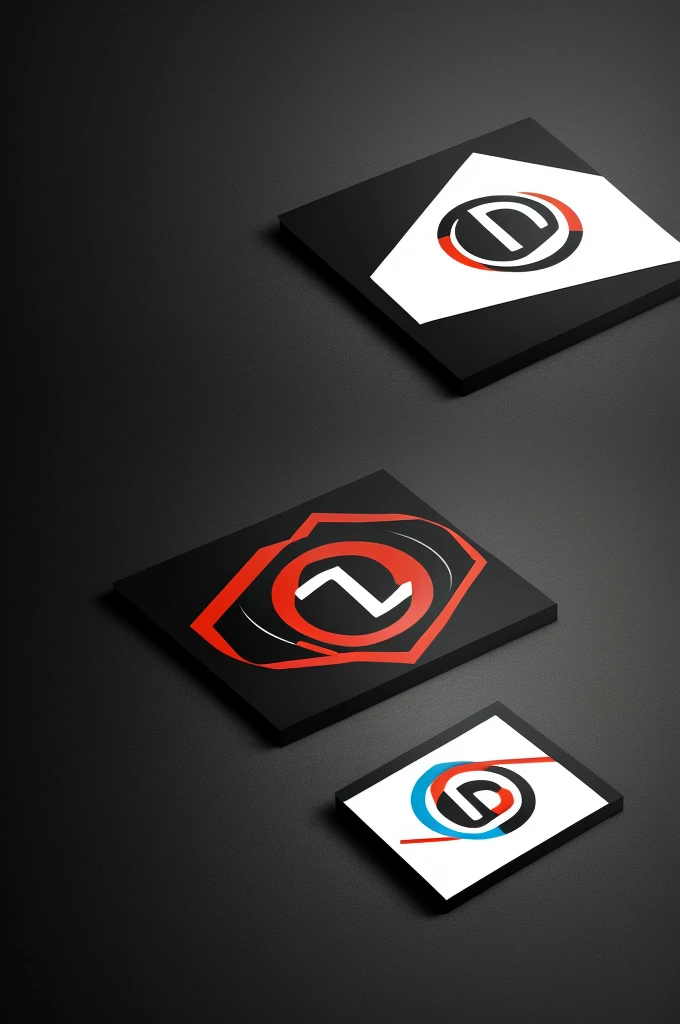 Diagram of a logo for a graphic design company