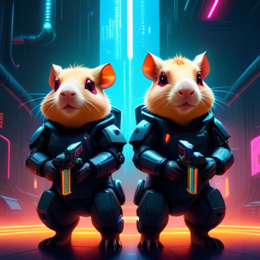 ASCIImasterpiece cartoon of two (((cyberpunk))) cute capybaras with guns, bionic (prosthetic arm), glowing red eyes, ((futuristic, dystopian, neon colours)), symmetrical, highly detailed, digital painting, artstation, concept art, sharp focus, illustration, volumetric lighting, epic Composition, 8k, oil painting, cgsociety
psychedelic style psychedelic style