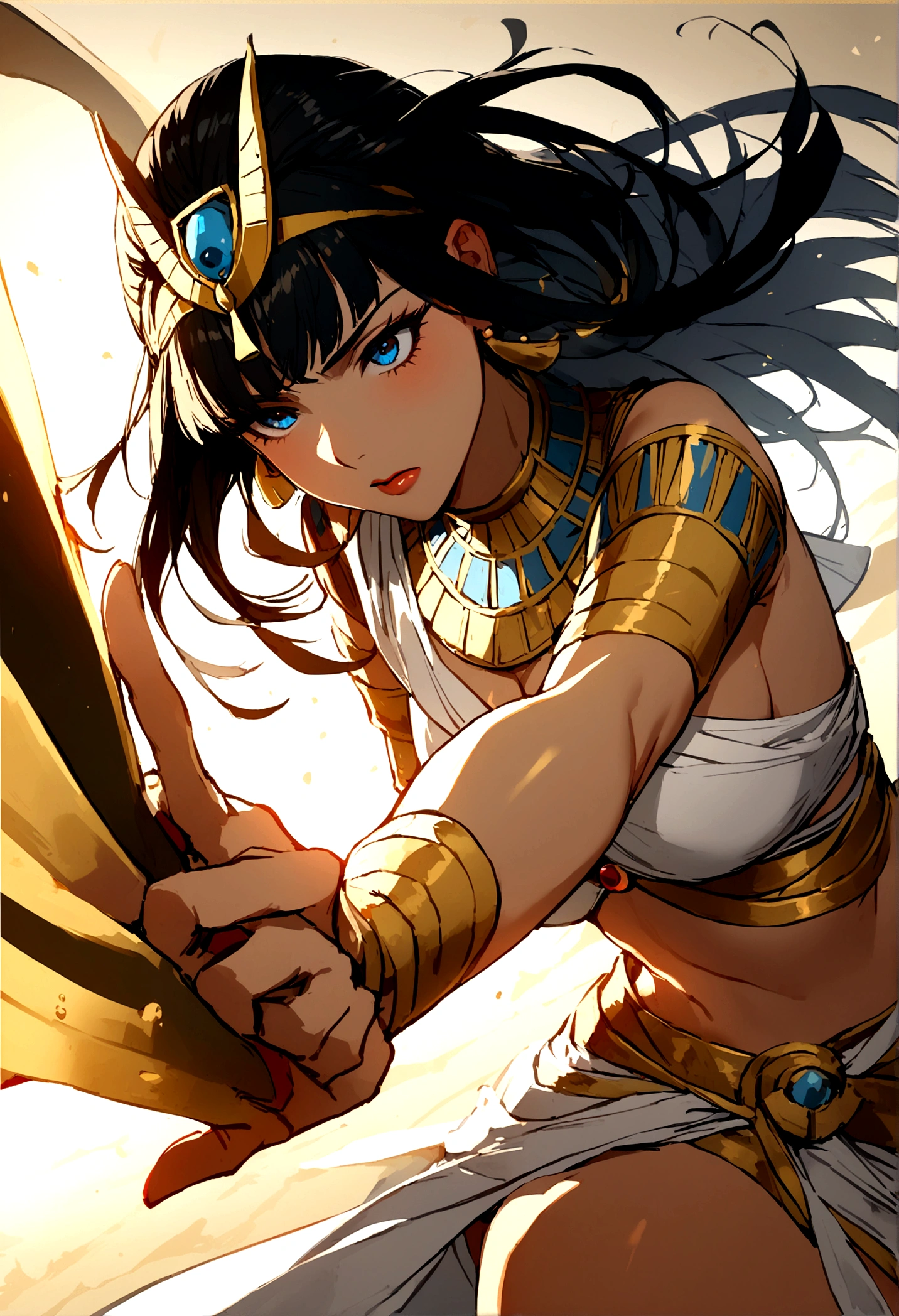 1girl, ancient egyptian clothes