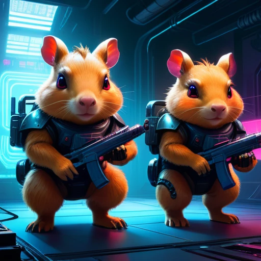spacestyle psychedelicstyle Beam ASCIImasterpiece cartoon of two (((cyberpunk))) cute capybaras with guns, bionic (prosthetic arm), glowing red eyes, ((futuristic, dystopian, neon colours)), symmetrical, highly detailed, digital painting, artstation, concept art, sharp focus, illustration, volumetric lighting, epic Composition, 8k, oil painting, cgsociety
psychedelic style psychedelic style