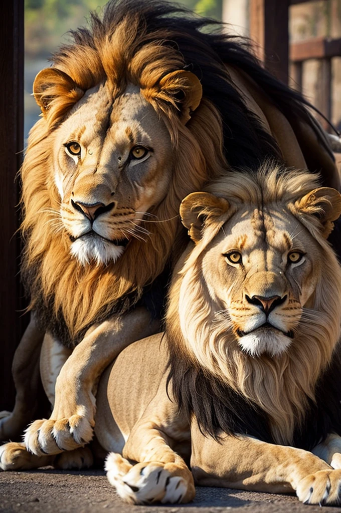 a lion's head
