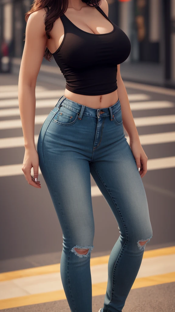 denim pant,Raised sexy,Real Human