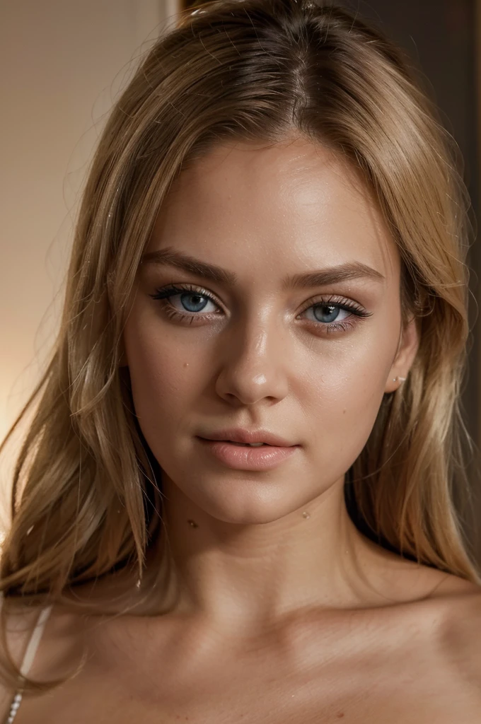 a beautiful 21 year old blonde woman, working in a hospital, (best quality,4k,8k,highres,masterpiece:1.2),ultra-detailed,(realistic,photorealistic,photo-realistic:1.37),beautiful detailed eyes,beautiful detailed lips,extremely detailed eyes and face,longeyelashes,detailed nursing uniform,studio lighting,warm color tones,soft lighting,natural lighting,elegant expression, photo portrait