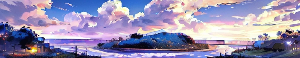 beautiful landscape of a canal, Very detailed, very clear, (Panama Canal), artwork