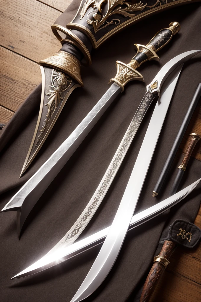 Create a logo with a sword in the middle and magnavium writing