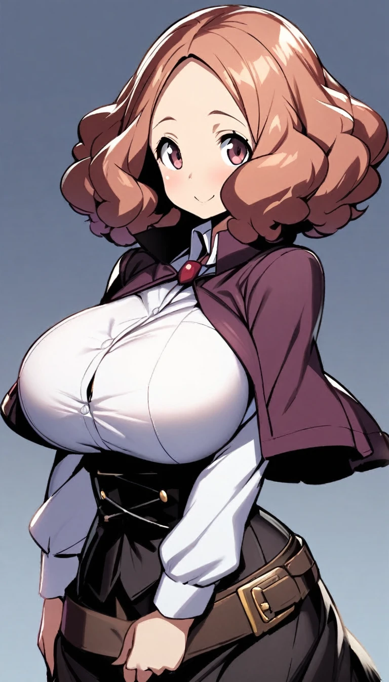 okumura haru,1girl,solo,Super huge breasts,looking at viewer,near