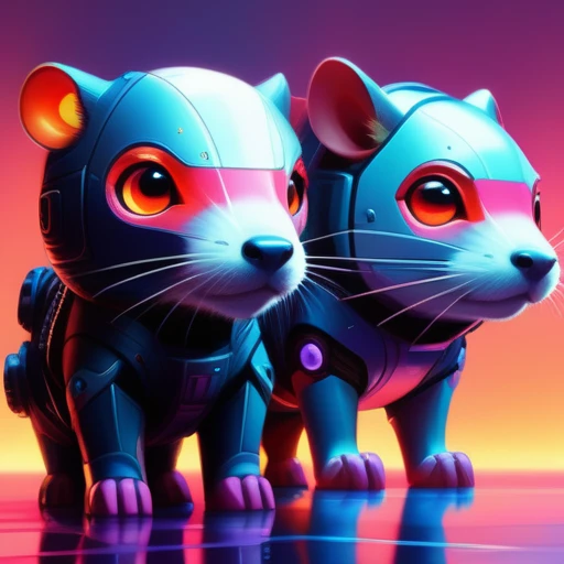 spacestyle  psychedelicstyle  Beam ASCIImasterpiece cartoon of two (((cyberpunk))) cute capybaras  with guns, bionic (prosthetic arm), glowing red eyes, ((futuristic, dystopian, neon colours)), symmetrical, highly detailed, digital painting, artstation, concept art, sharp focus, illustration, volumetric lighting, epic Composition, 8k, oil painting, cgsociety
psychedelic style  psychedelic style