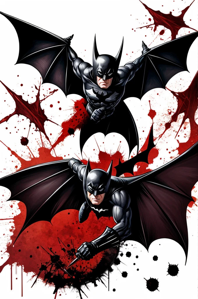 Bat power with blood
