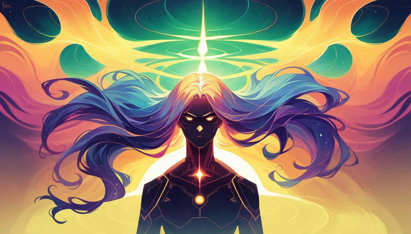 a dark canvas with a bright golden energy line flowing in one direction, no human faces, abstract, minimalist, digital art, 8k, ultra detailed, cinematic lighting, vibrant colors, dynamic composition, mesmerizing, ethereal, glowing energy, futuristic, dramatic