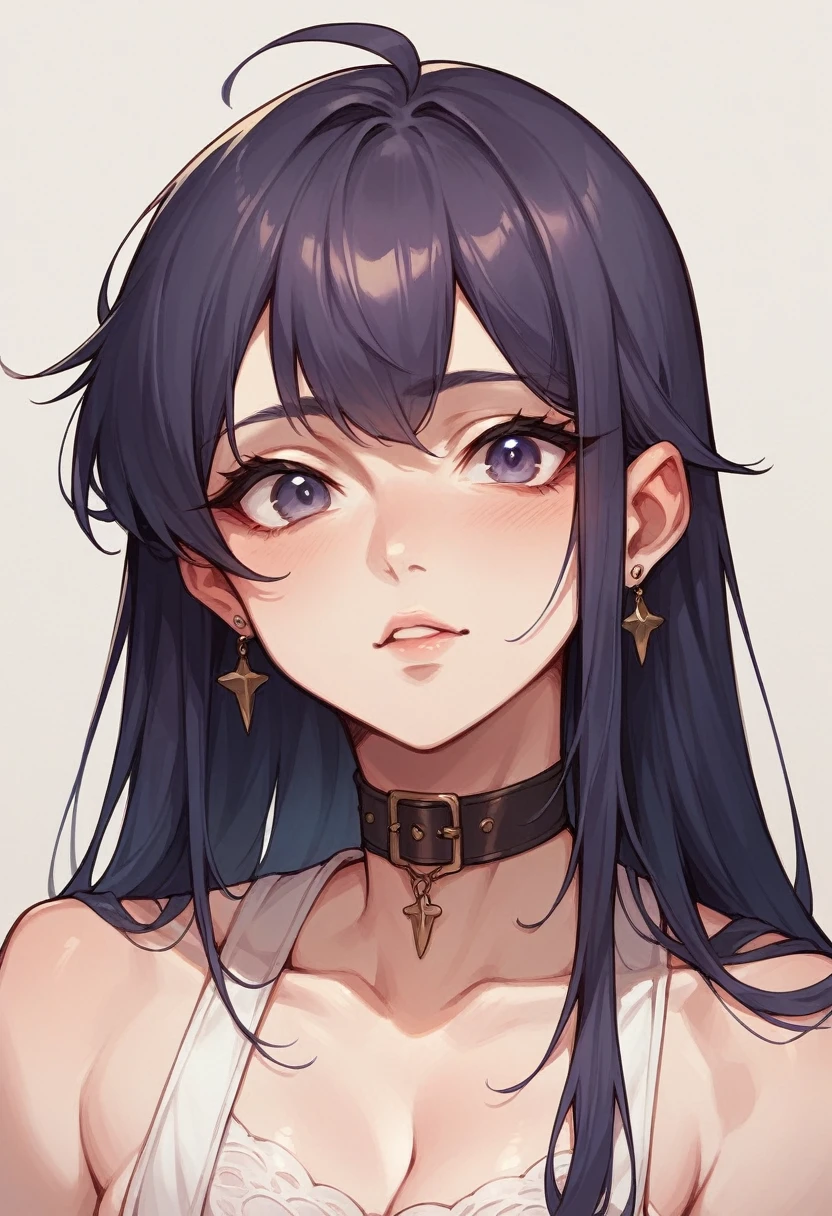Close-up, looking at the camera, sexy girl