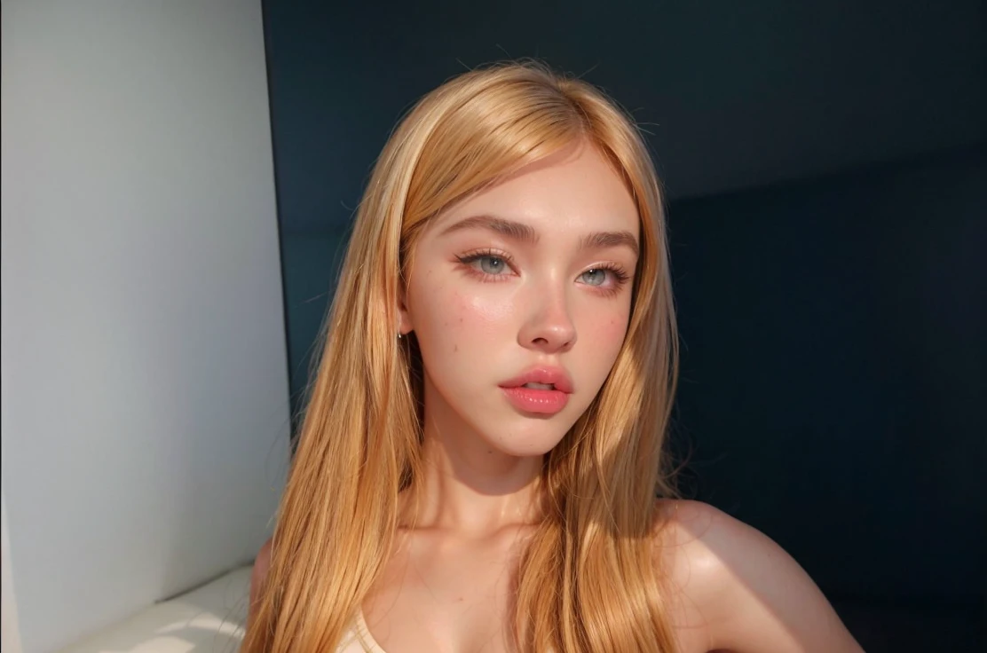 blonde woman with long hair and piercings posing for a photo, with white long hair, with long white hair, perfect white haired girl, ava max, tifa lockhart with white hair, pale porcelain white skin, anime girl in real life, with white hair, extremely light blonde hair, very light blonde hair, with long blonde hair, her hair is white